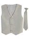 Poly Silk Vest and Necktie - Infant/Toddler - Lito 735