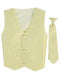 Poly Silk Vest and Necktie - Infant/Toddler - Lito 735