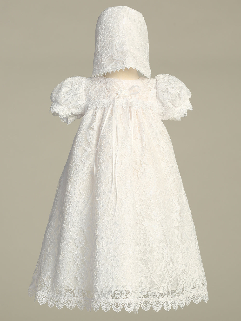 Victoria Lace Christening Gown Large (12-18 Months) Victoria Lace Christening Gown Large (12-18 Months)