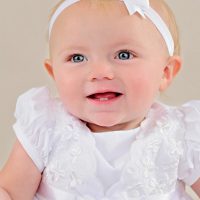 Sarah/Faye Baby Girl White Headband