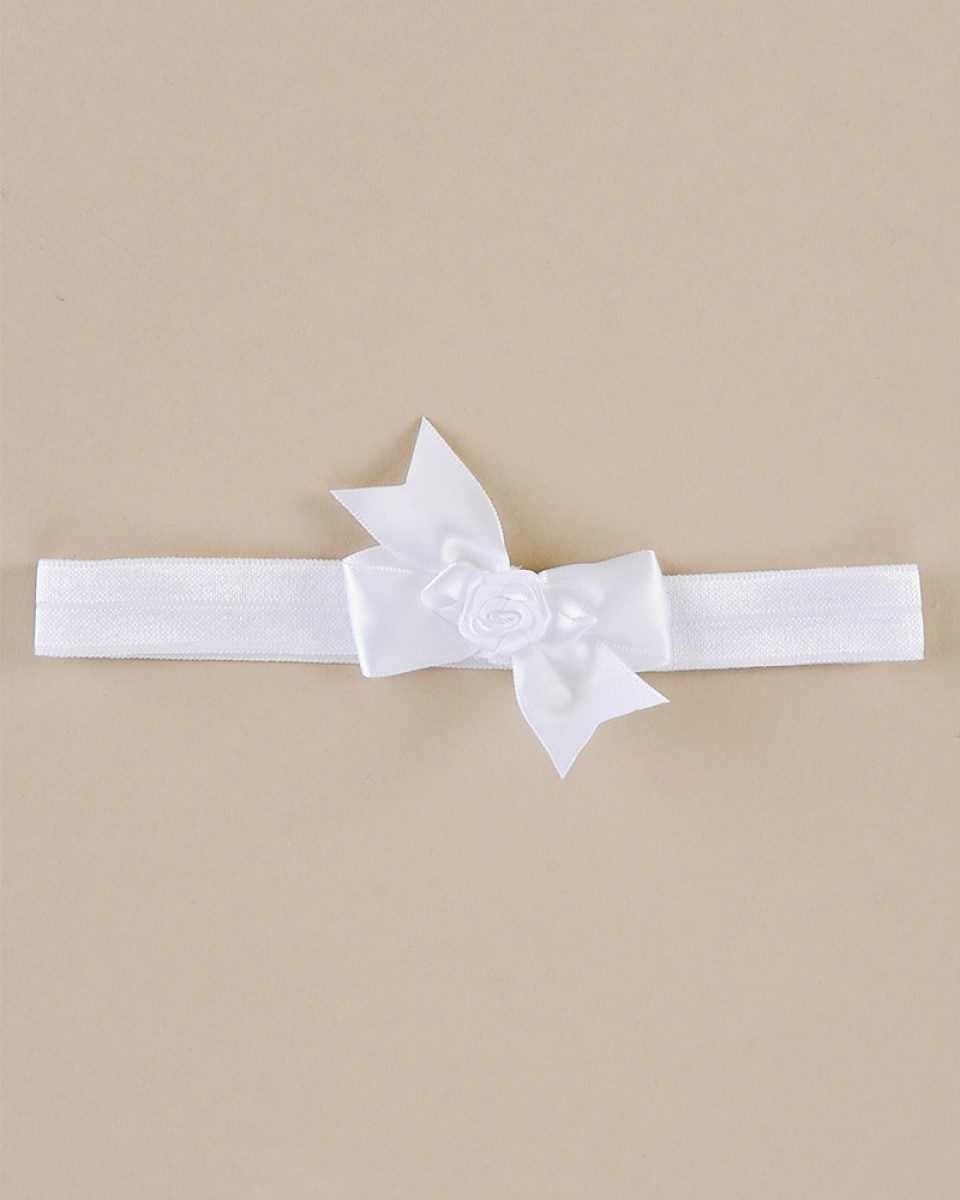 Sarah/Faye Baby Girl White Headband