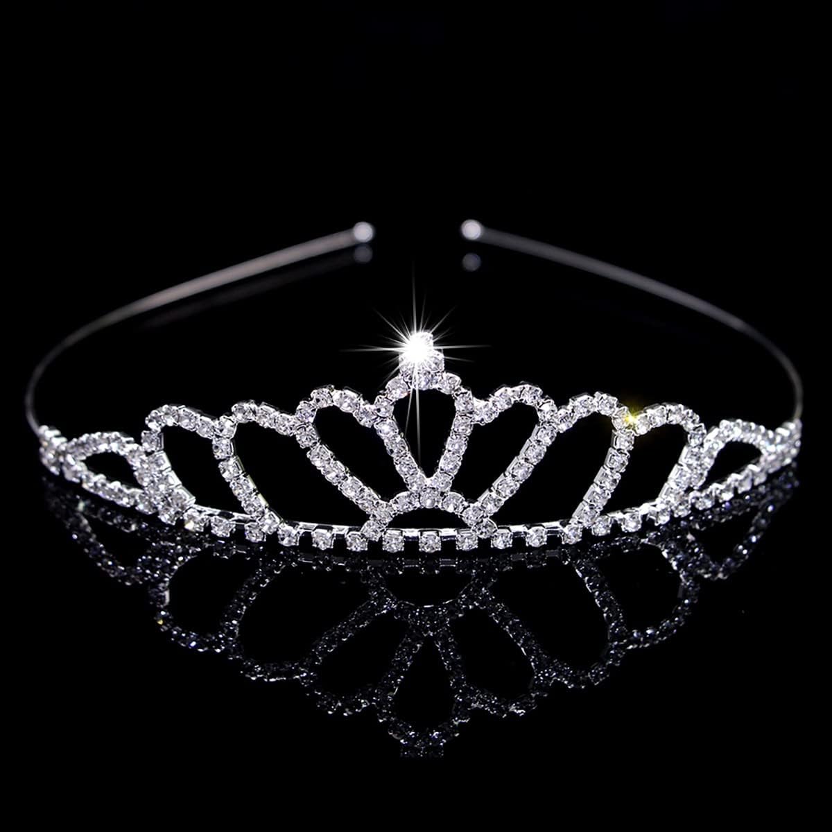 Rhinestone Tiara Headband - HG1002