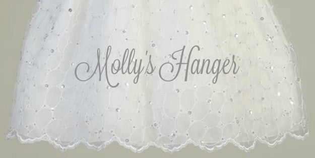 Alexis Embroidered Organza Baptism Gown