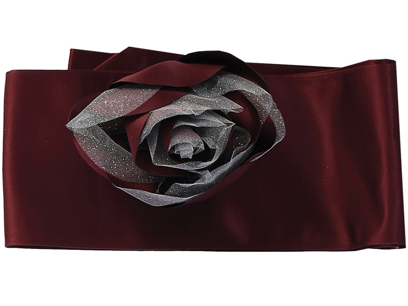 Satin Sash and Flower with Glitter Tulle - BL76