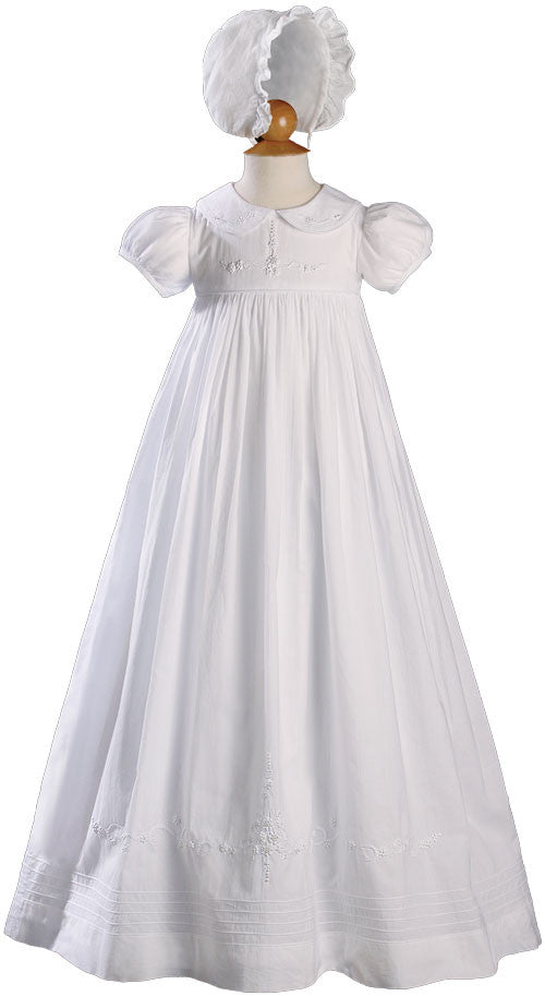 Girls 33 inch Short Sleeve Gown with Hand Embroidery LTML-CA54GS