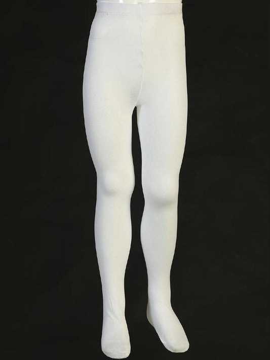 Girls Opaque Tights - LT-310 - white