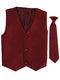 Poly Silk Vest and Necktie for Boys - Lito 735