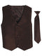 Poly Silk Vest and Necktie - Infant/Toddler - Lito 735
