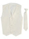 Poly Silk Vest and Necktie for Boys - Lito 735