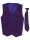 Poly Silk Vest and Necktie - Infant/Toddler - Lito 735