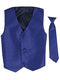Poly Silk Vest and Necktie for Boys - Lito 735