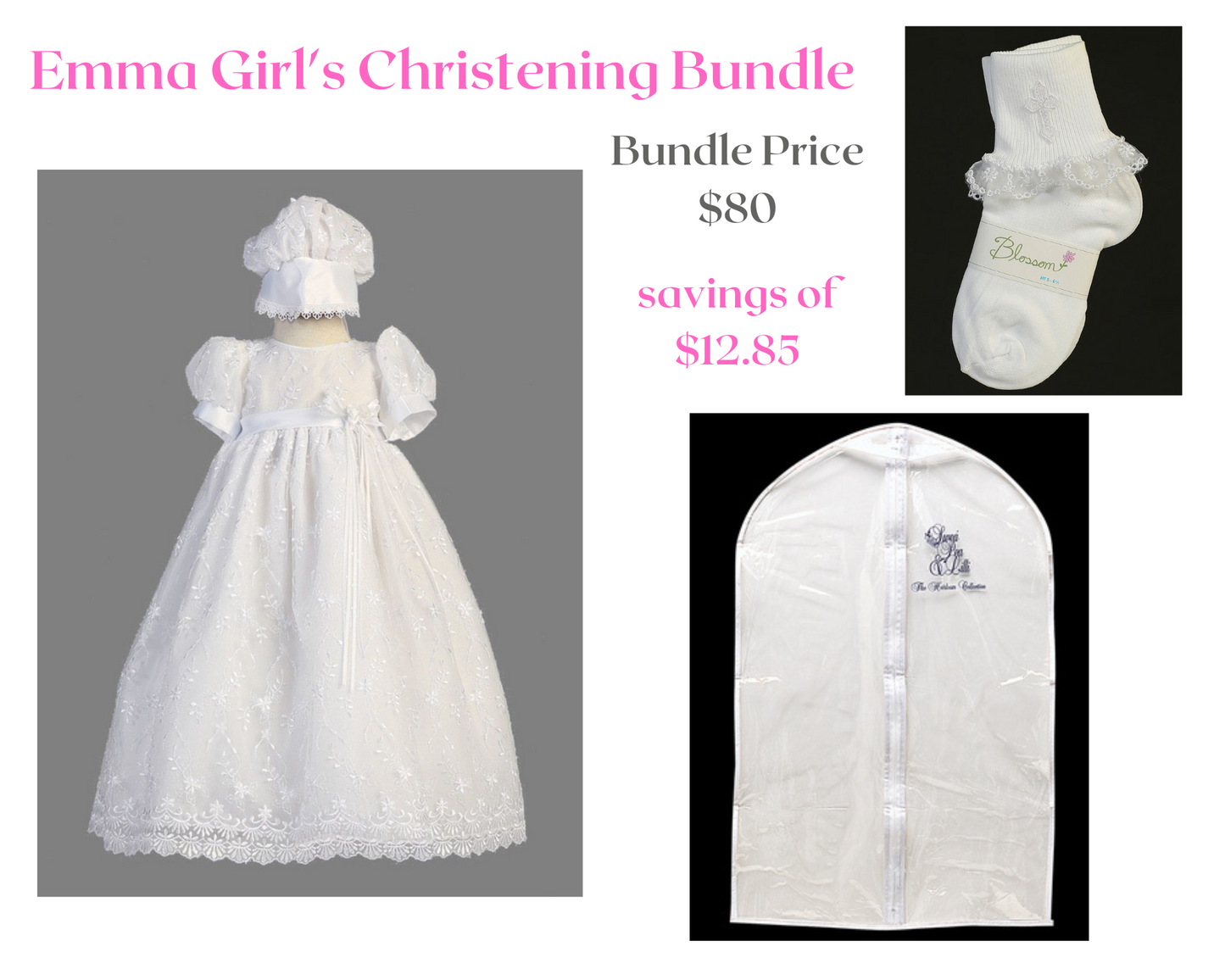 Emma Christening Gown Bundle