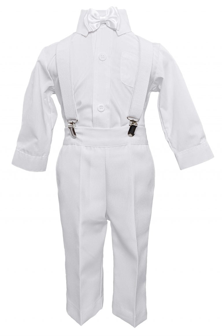Cooper Suspender Christening Outfit