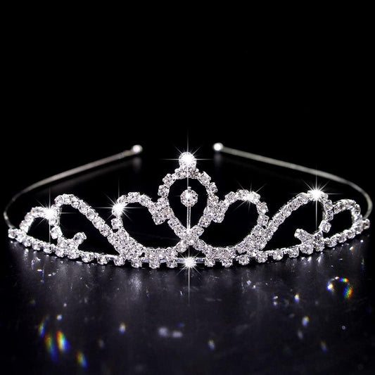 Rhinestone Tiara Headband - HG1012