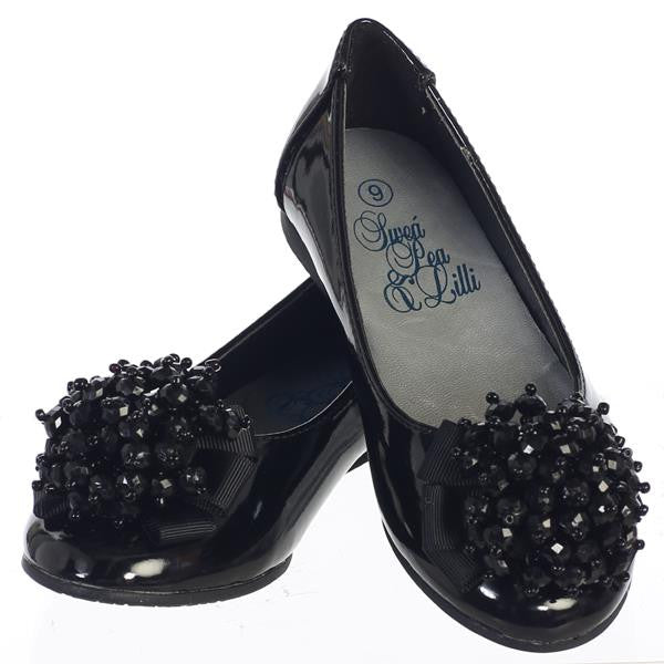 Anna Girls Flats-black pair