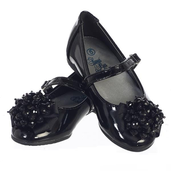Anna Infants Flats with strap-black pair