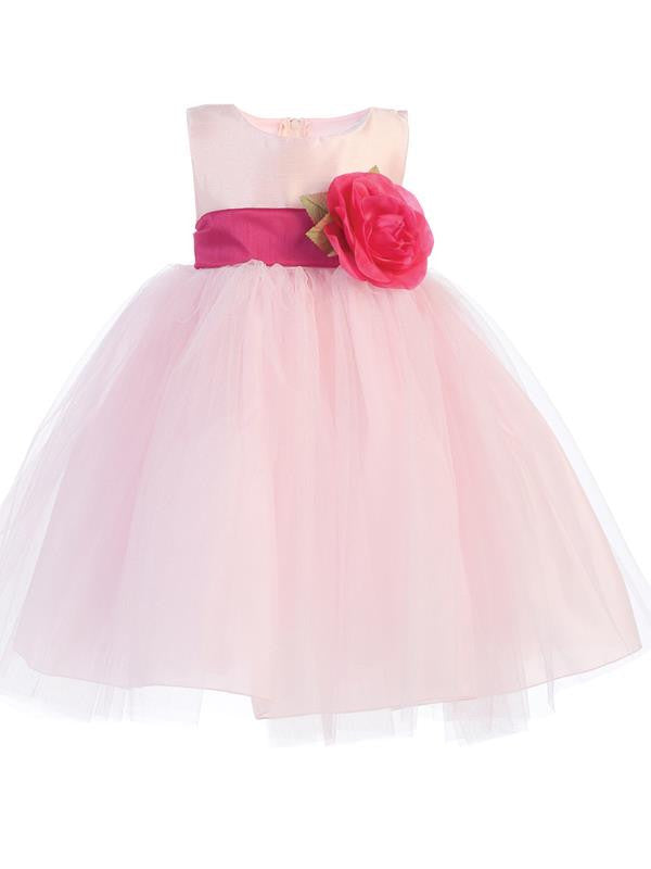 Ballerina Flower Girl Dress - Pink - Girls Sizes  BL228