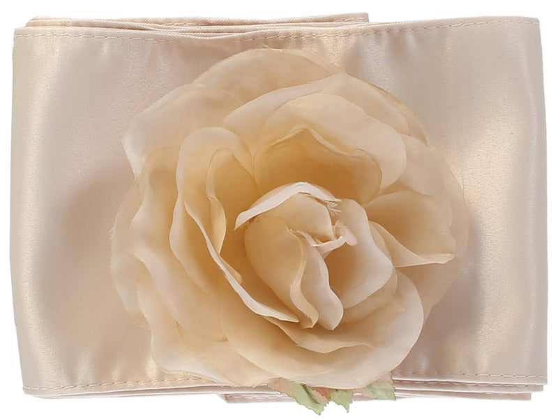 Satin Sash and Flower - BL90S