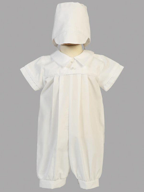 Dylan Boys Cotton Christening Romper