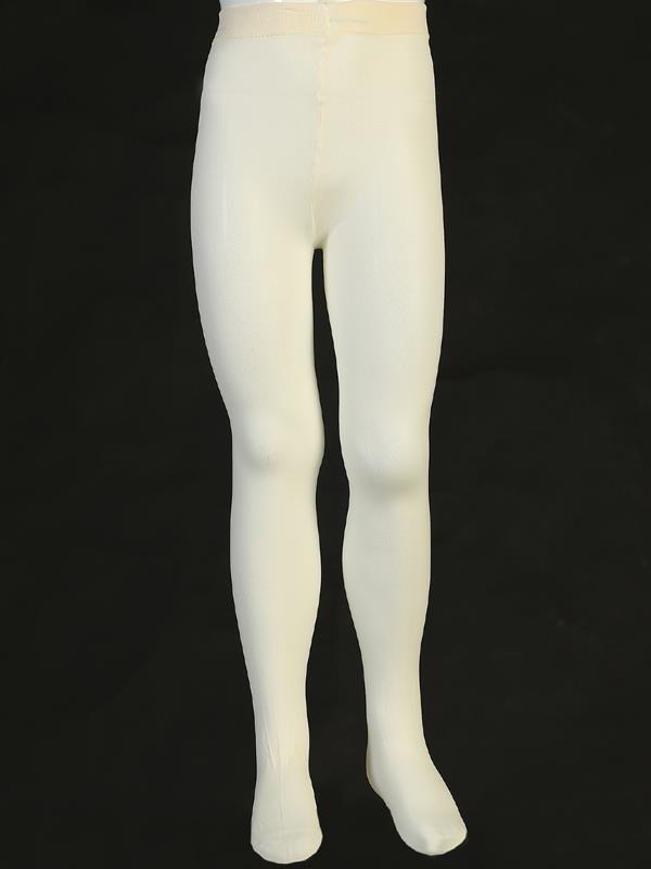 Girls Opaque Tights - LT-310 - ivory