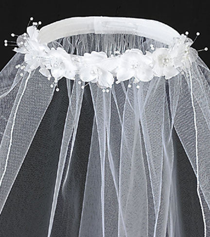 Lovely Lily Headpiece with Veil - Lito T-4