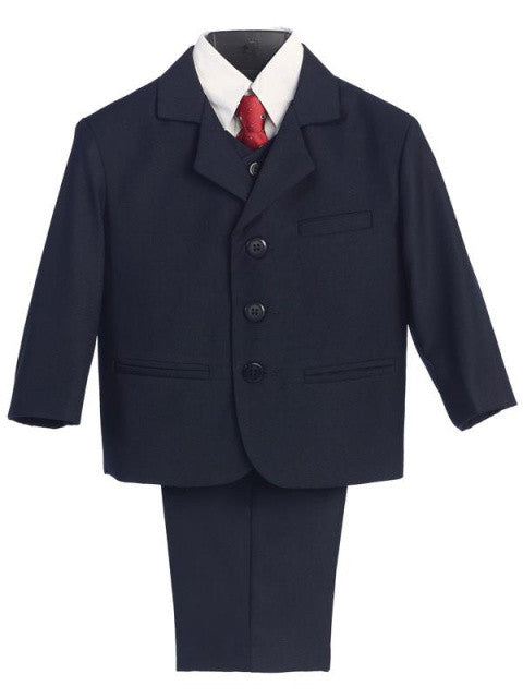 Navy 5 Piece Suit with Vest  Sizes 8 to 16H