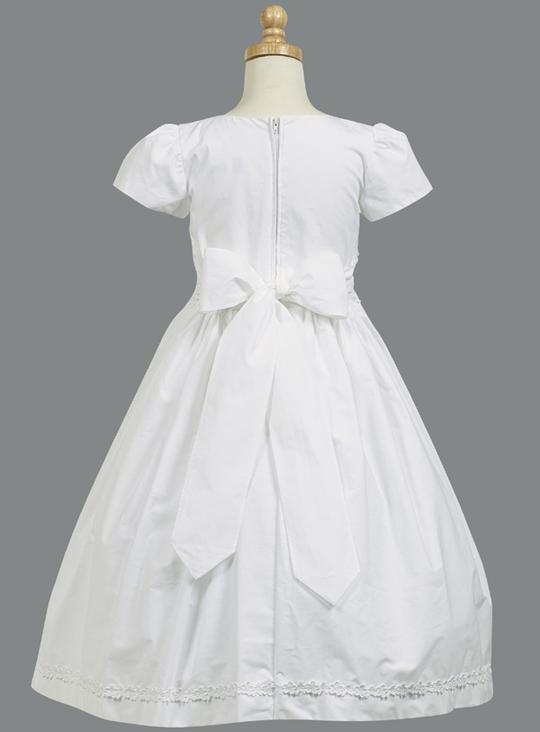 Cotton Communion Dress with Smocked Waist LT-SP108
